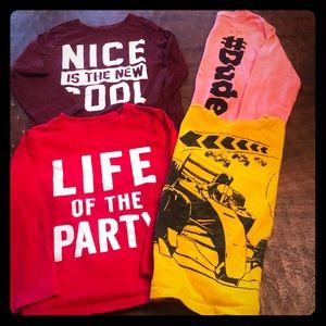 Children’s place long sleeve T-shirt bundle six 4T